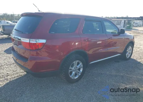 2013 Dodge Durango Sxt from USA, damaged, VIN 1C4RDJAG7DC665110